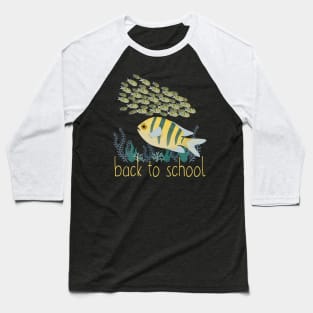 Back to school sad fish pun Baseball T-Shirt